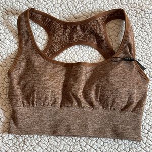 NVGTN Mocha Snakeskin Eclipse Seamless Bra
